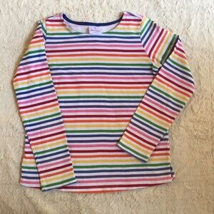 Hanna Andersson Multicolor Striped Long Sleeve Tee